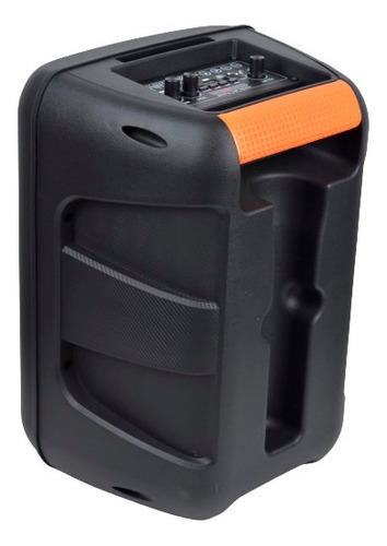 Parlante Harrison Indie Kanji 120w Portatil Luces Led Color Negro
