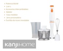 Mixer Licuadora De Mano Licua Tritura Procesa Y Bate 800w Color Blanco