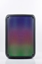 Parlante Harrison Indie Kanji 120w Portatil Luces Led Color Negro