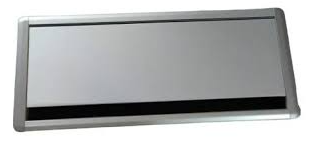 [O1448] Pasacables de aluminio con cepillo de nylon