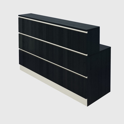 [O1204] Recepción Recta - Todo Melamina   LINEA Symmetry